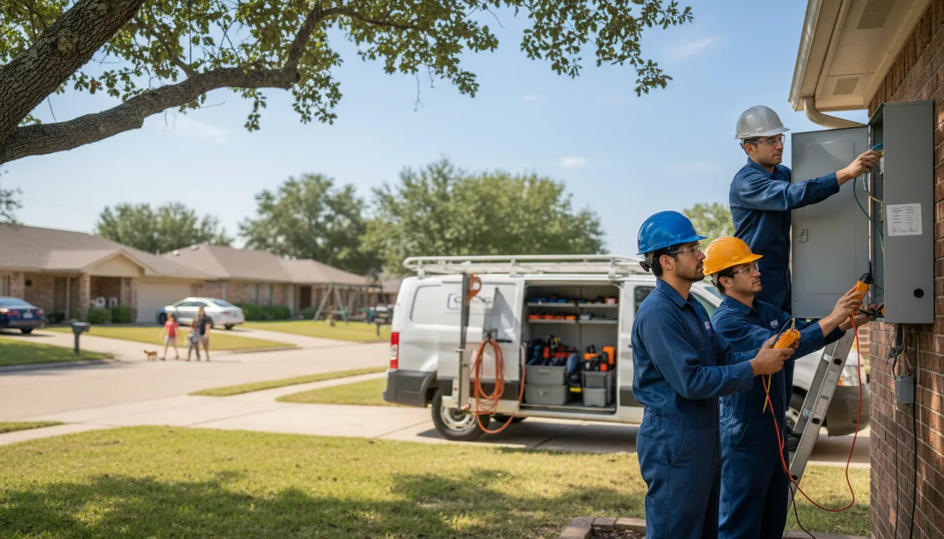Certified electrician providing emergency electrical services in Rock City Falls, NY
